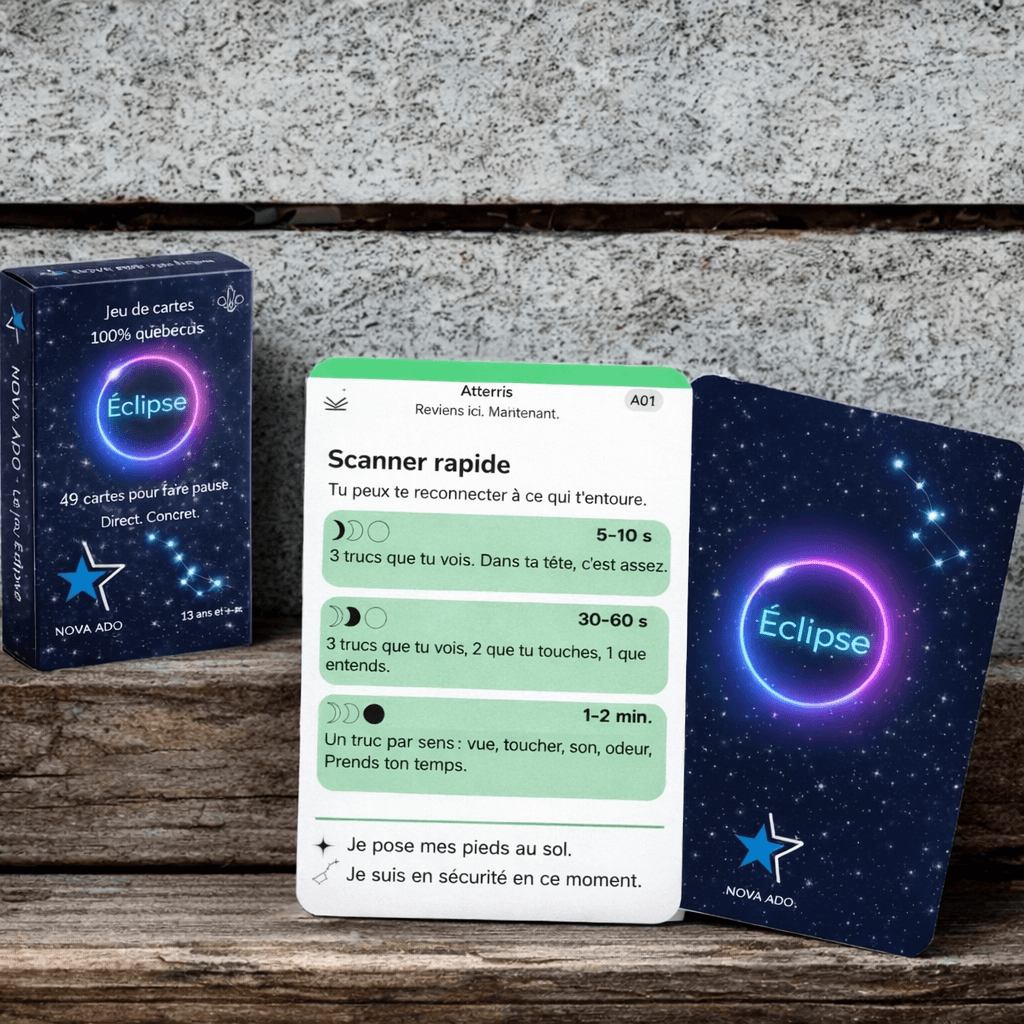 Le Jeu Éclipse - Boîte de 49 cartes pour faire pause